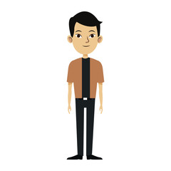 man character male avatar people icon vector illustration