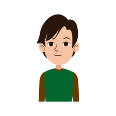 man character male avatar people icon vector illustration