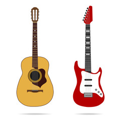 Obraz premium Ikona gitary