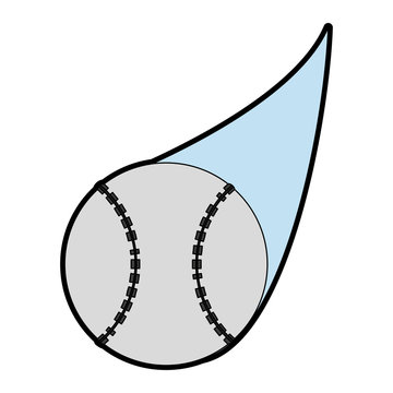 ball baseball related icon image vector illustration design 