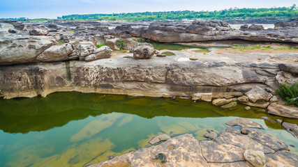 3000 bok unseen beautiful rock of Mekong