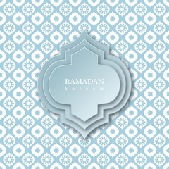 Ramadan Kareem background.