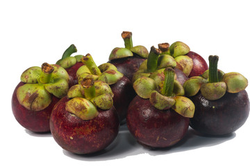 Obraz premium Mangosteen is King of fruit Fresh from the Garden 