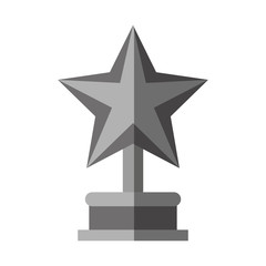 star trophy  icon image vector illustration design 