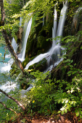 Obraz premium Waterfalls in Plitvice lakes