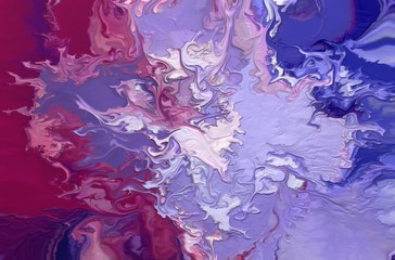 Abstract oil painting background. Colorful digital illustration.