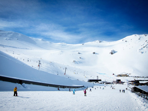 Mt Hutt, the famous ski field in New Zealand