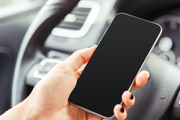 driver with a cell phone