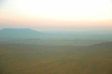 Landscape of mountain view