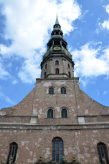 Fototapeta na wymiar Chiesa di San Pietro a Riga