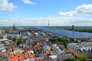 Vista dalla Chiesa di San Pietro a Riga