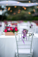 wedding dinner table.
