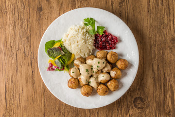 北欧風ミートボール　 Swedish dish meatball
