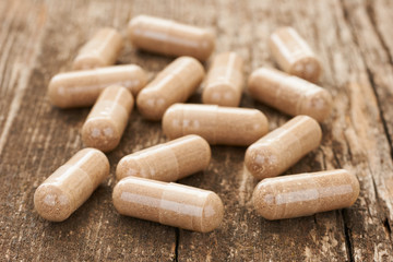 Food supplements in capsules