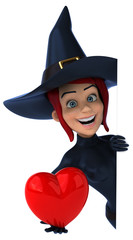 Sexy witch - 3D Illustration