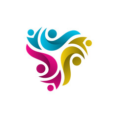 Obraz premium Community Logo