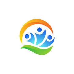 Happy Family Grow Logo