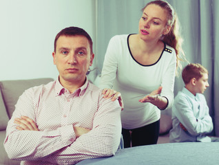 Fototapeta premium Family members arguing