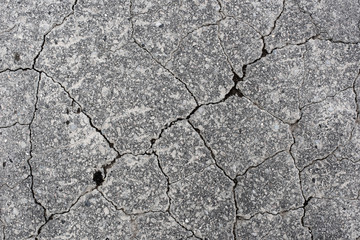 Obraz premium Road texture with a crack