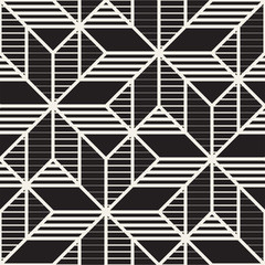 Vector seamless cross tiling pattern. Modern stylish geometric texture. Repeating mosaic abstract background