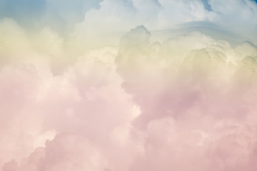 soft cloud and sky with pastel gradient color for background backdrop