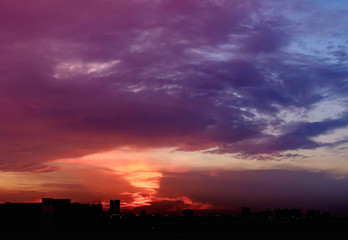 Obraz premium Twilight sky