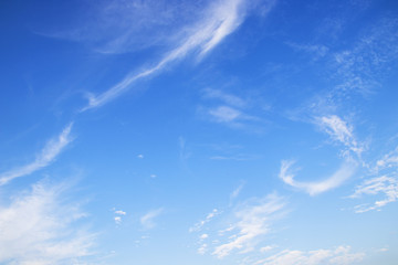 Soft clouds with blue sky