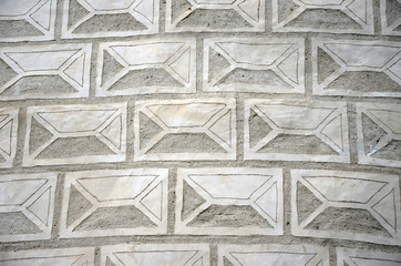 Particolare del muro del Castello di Bauska