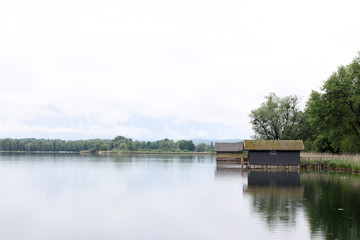 Obraz premium Hütte am See