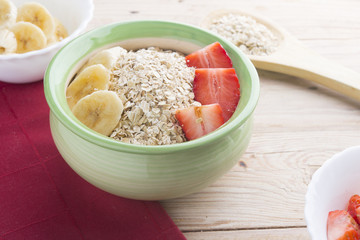 Preparing healthy breackfast