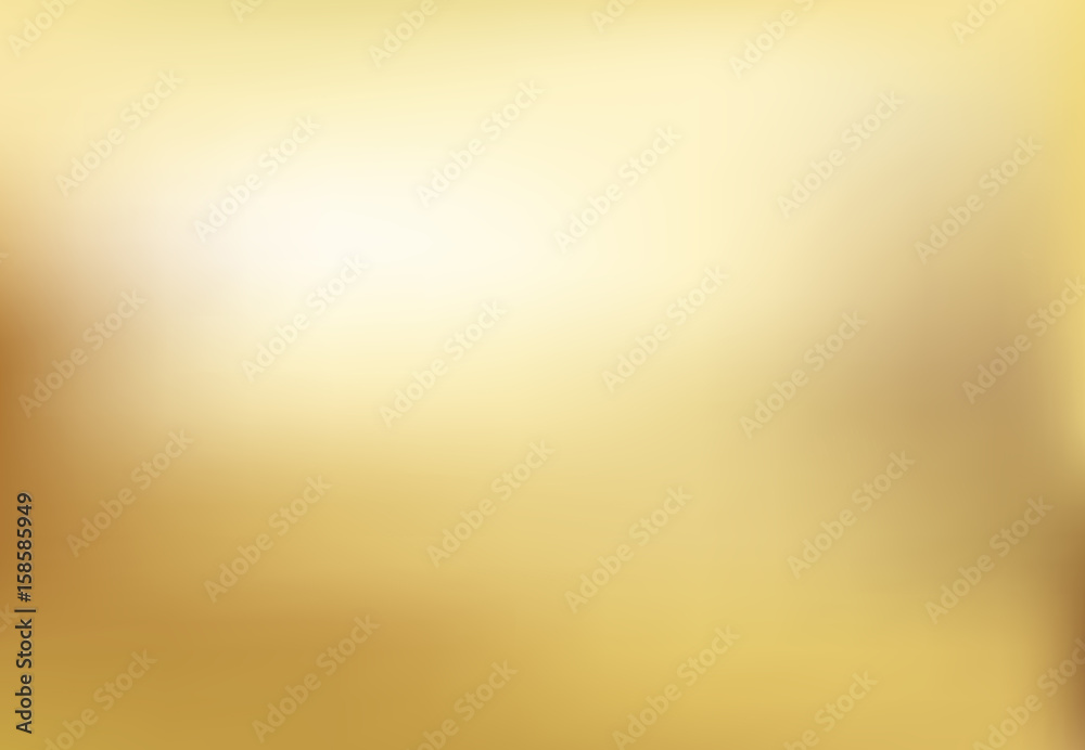 Canvas Prints vector gold blurred gradient style background. abstract smooth illustration