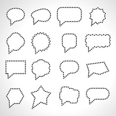 Speech Bubble Vector Icon