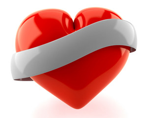 Heart with blank ribbon © Talaj