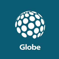 vector logo globe