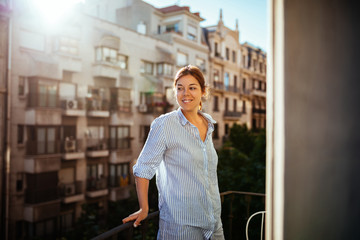 Morning on the balcony