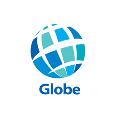 vector logo globe