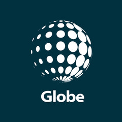 vector logo globe