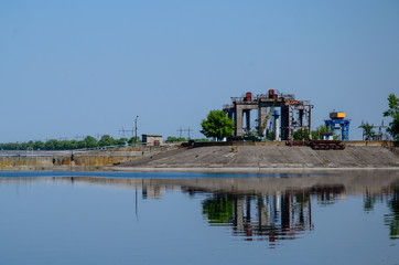 Buildings of the hydraulic power plant