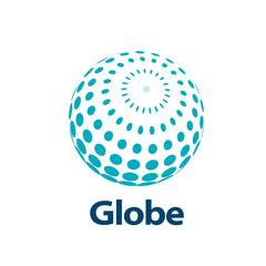 vector logo globe