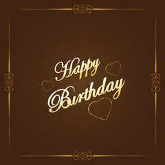 Happy Birthday Greeting Card
