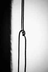 Fototapeta na wymiar Simple Rope Looped - mono