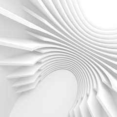 Naklejka premium Nowoczesna architektura tło. Okrągłe konstrukcje budowlane