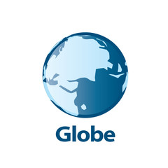 vector logo globe