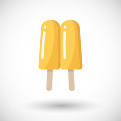 Popsicle vector flat icon