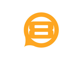 Abstract Number 8 logo Symbol icon
