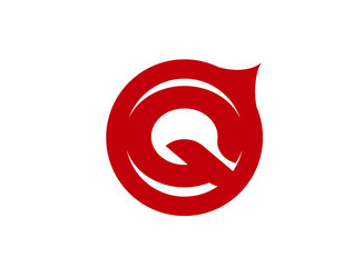 Letter q logo icon design template elements. Vector color sign
