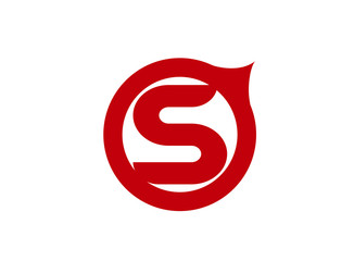 Letter S logo icon design template elements. Vector color sign
