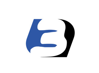 Vector sign logo number 3
