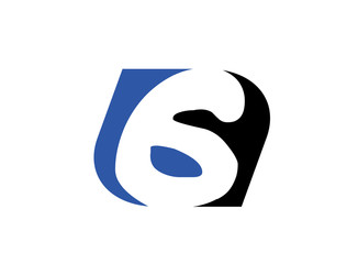 Vector sign logo number 6
