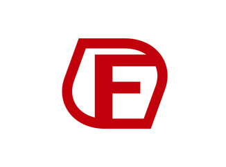 Abstract icon based on the letter f
